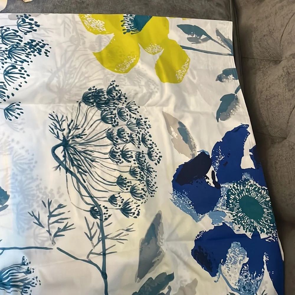 NWT! West Elm Wild Poppy Full Queen Duvet Cover and 2 Standard size Sham